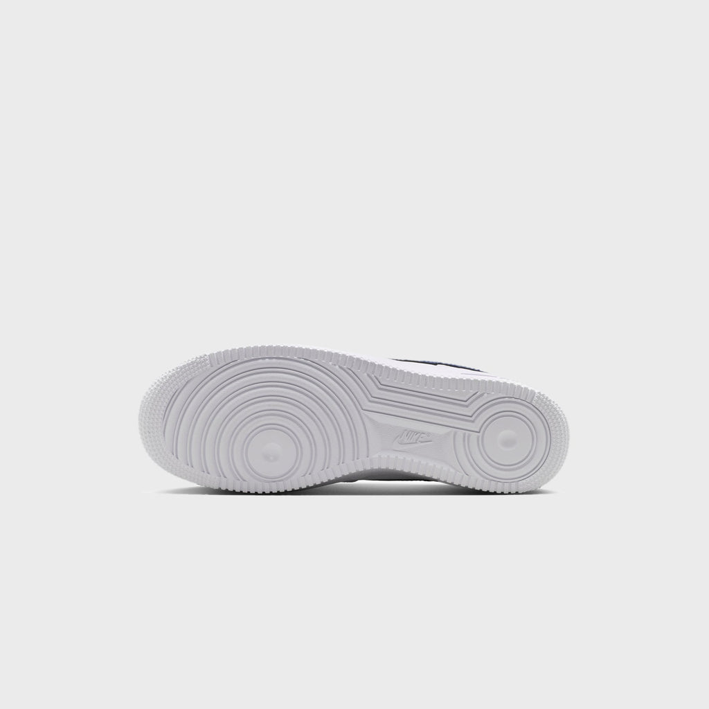 Nike Air Force 1 '07 - White / White / Midnight Navy