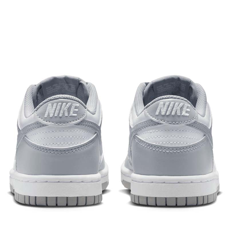Nike Dunk Low (GS) - White/Light Smoke Grey