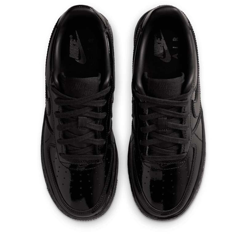 Nike Air Force 1 Low Patent Leather (GS) - Black/Black