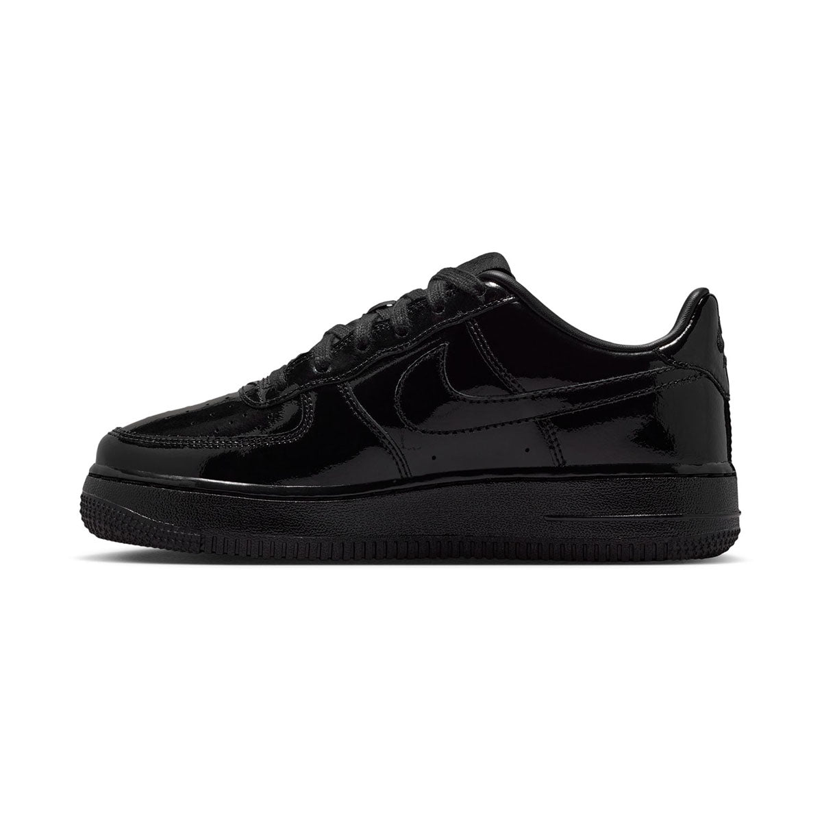 Nike Air Force 1 Low 'Black Patent' Big Kids' Shoes