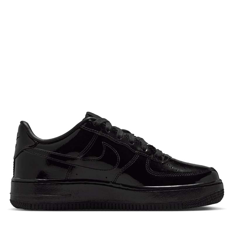 Nike Air Force 1 Low Patent Leather (GS) - Black/Black