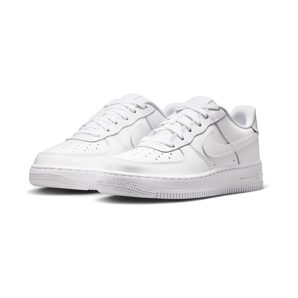 Nike Air Force 1 Low 'White Patent' Big Kids' Shoes