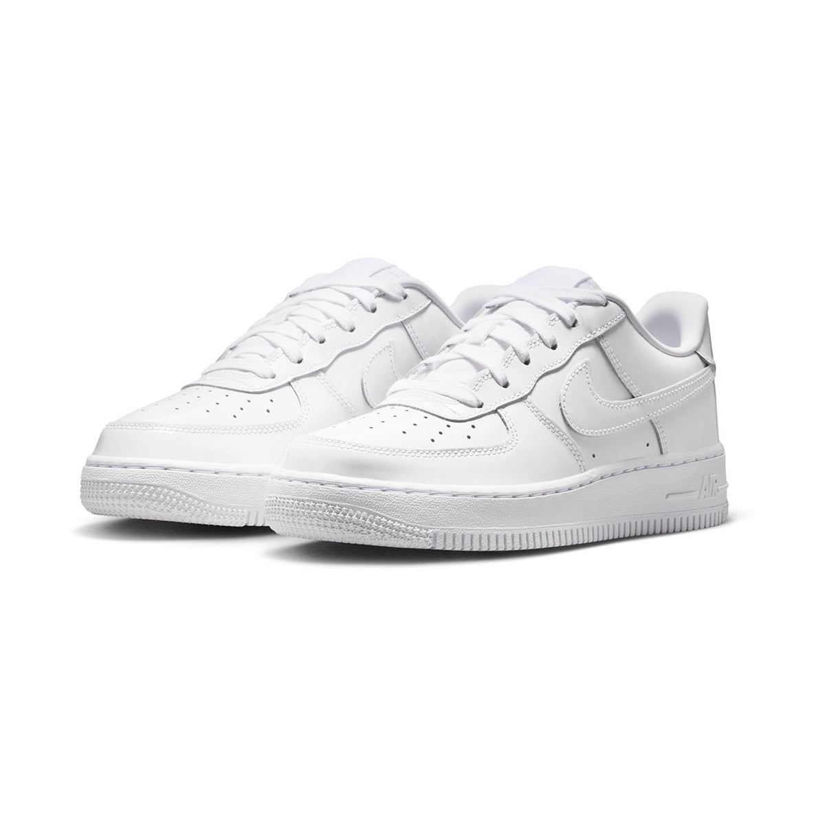 Nike Air Force 1 Low 'White Patent' Big Kids' Shoes