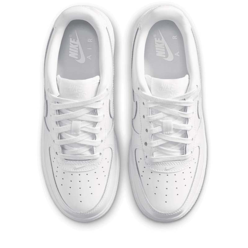 Nike Air Force 1 Low Patent Leather (GS) - White/White