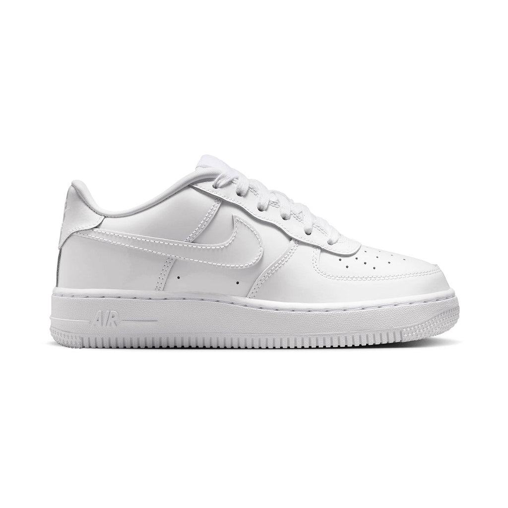 Nike Air Force 1 Low 'White Patent' Big Kids' Shoes