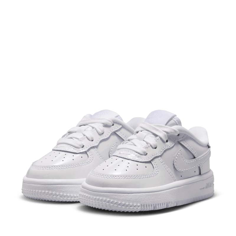 Nike Force 1 Low LV8 Patent Leather (TD) - White/White