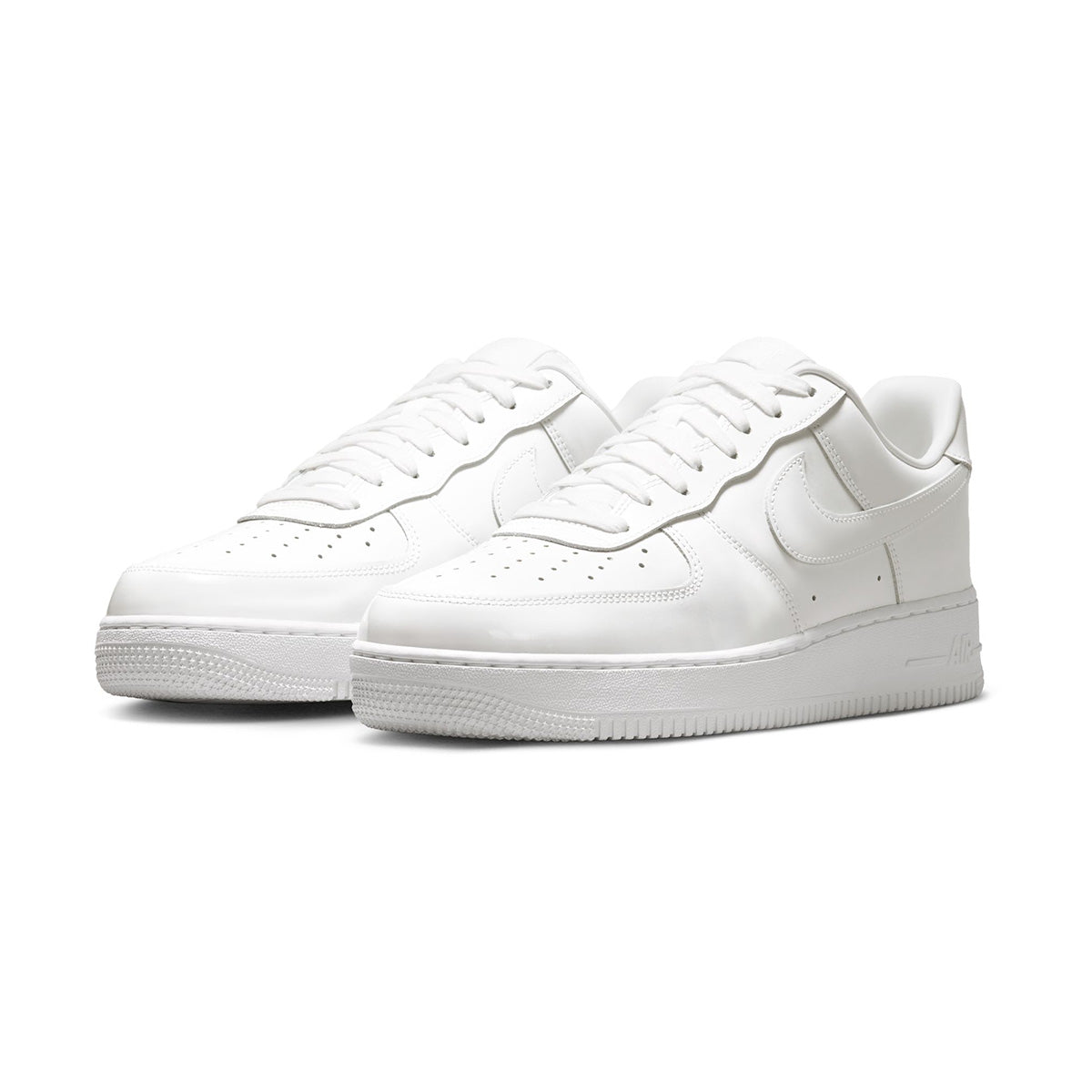 Nike Air Force 1 '07 'White Patent Leather' Men's Shoes