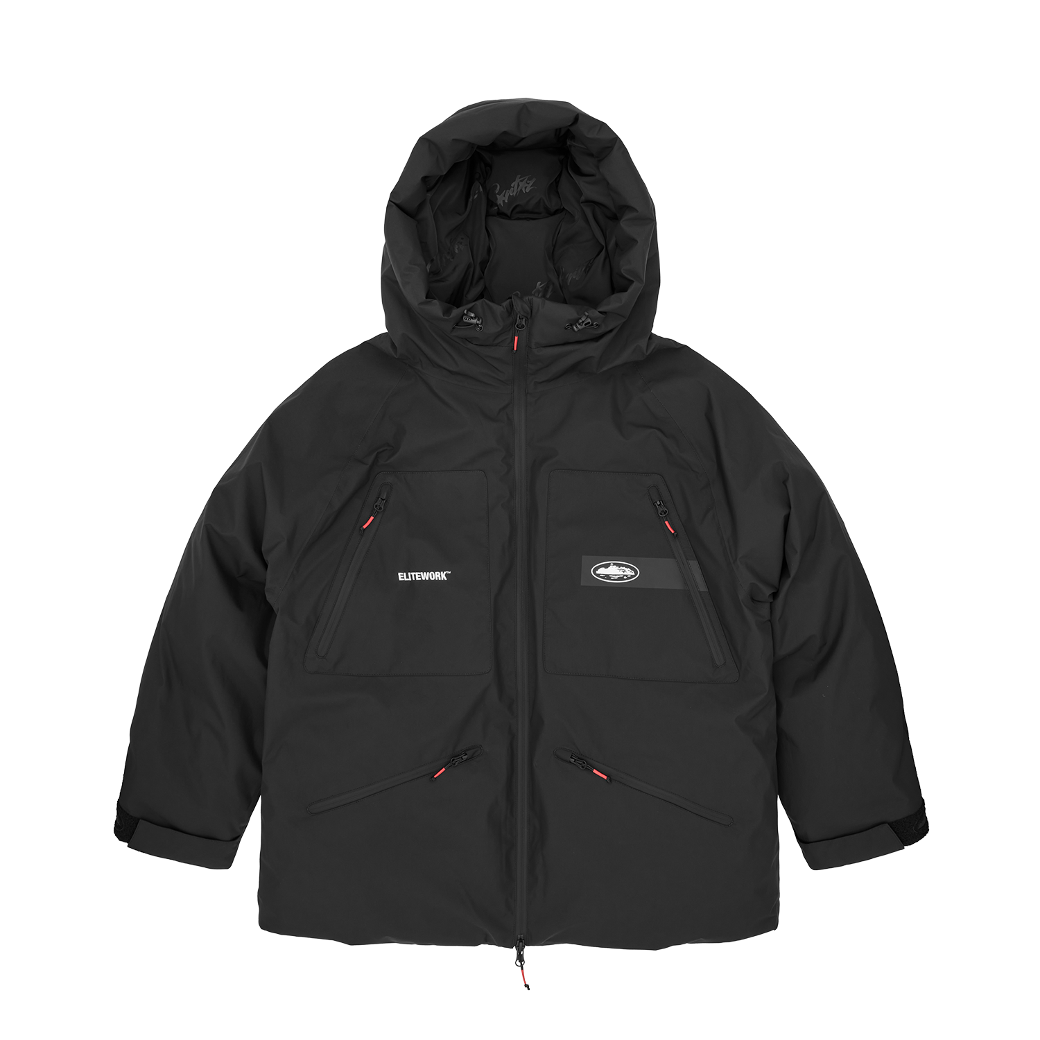 Corteiz ELITEWORK™ AVALANCHE BOLO PARKA [BLACK] CRTZRTW