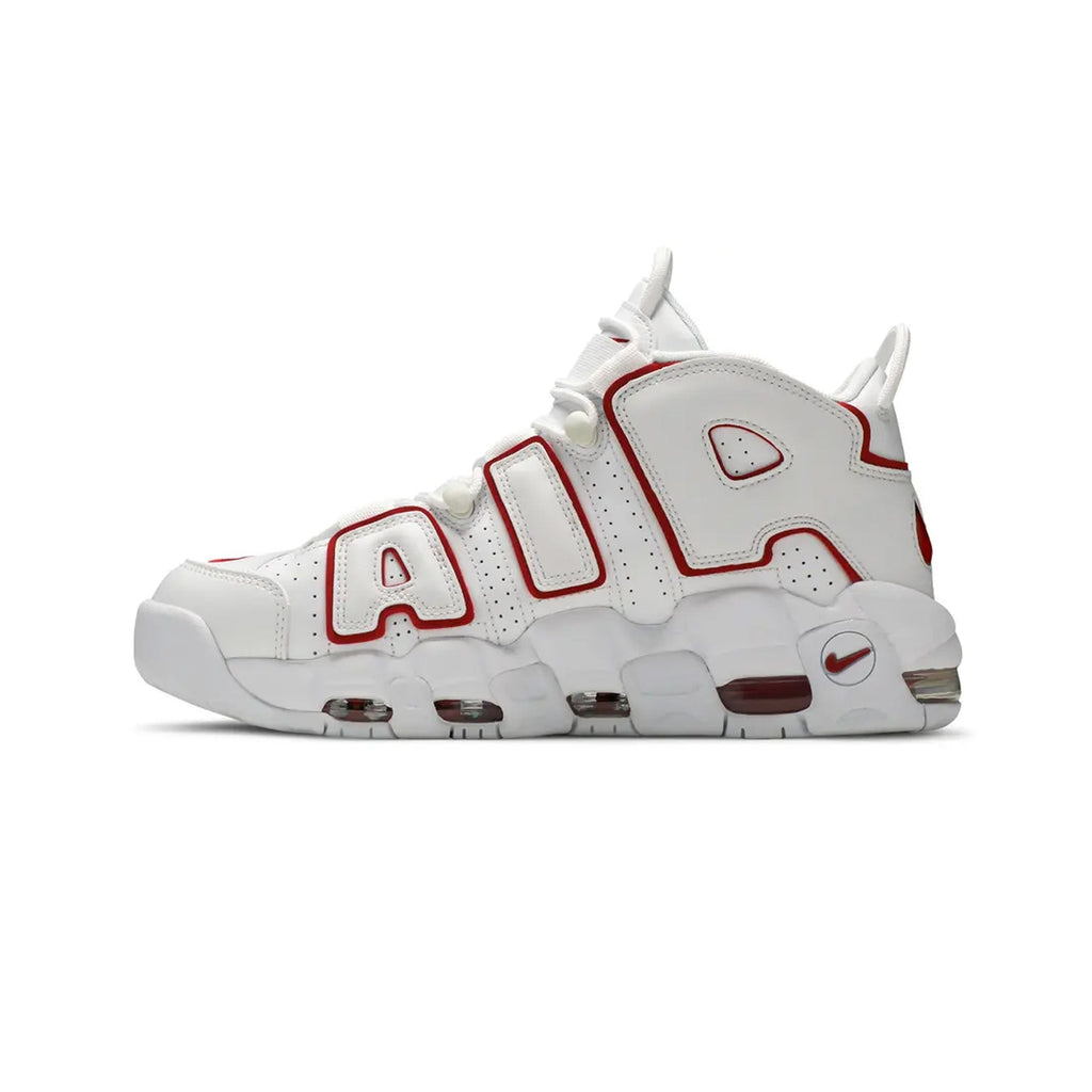 Nike Air More Uptempo 'White Varsity Red Outline' (2021)