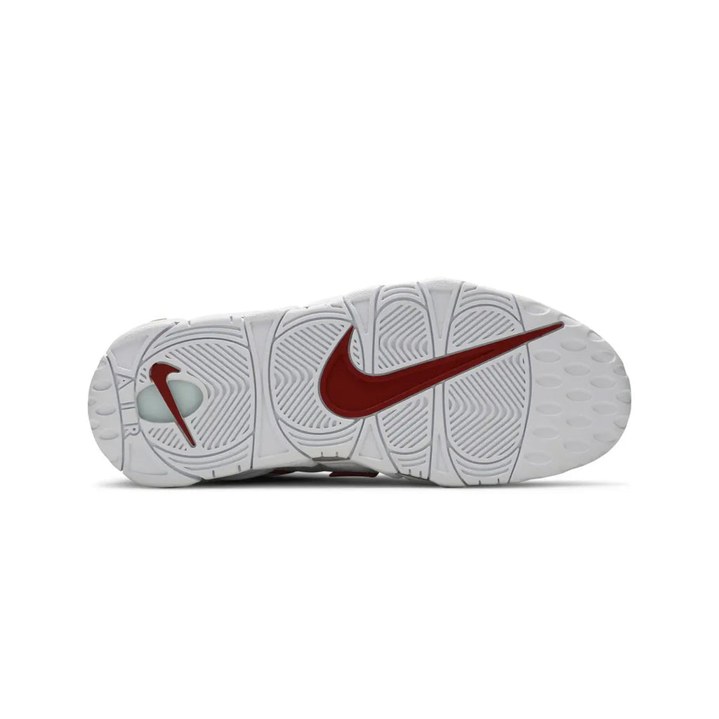 Nike Air More Uptempo 'White Varsity Red Outline' (2021)