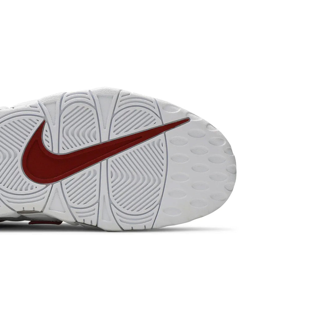 Nike Air More Uptempo 'White Varsity Red Outline' (2021)