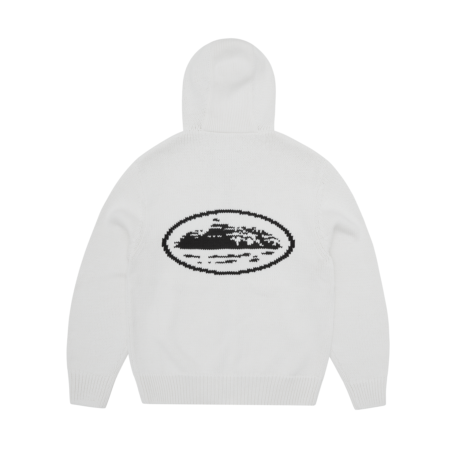 Corteiz ALCATRAZ HEAVY KNIT ZIP HOODIE [NATURAL] CRTZRTW