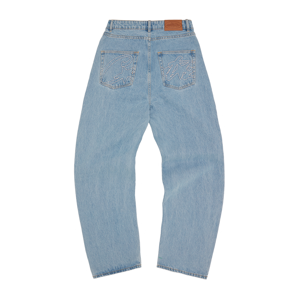 Corteiz ALLSTARZ BAGGY JEANS [STONEWASH] CRTZRTW
