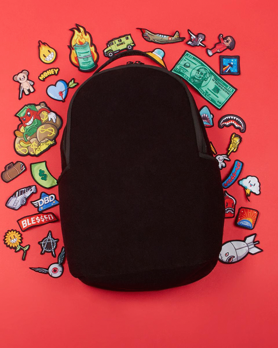 SPRAYGROUND THE 32 REMOVABLE PATCHES VELCRO BACKPACK