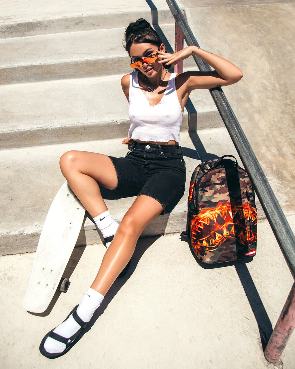 SPRAYGROUND THE LIL TJAY BURNER SHARK DLX BACKPACK