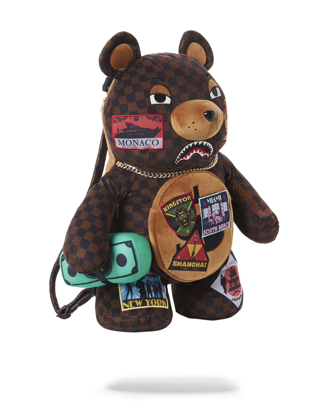 SPRAYGROUND GLOBAL MOGUL MONEYBEAR TEDDYBEAR BACKPACK