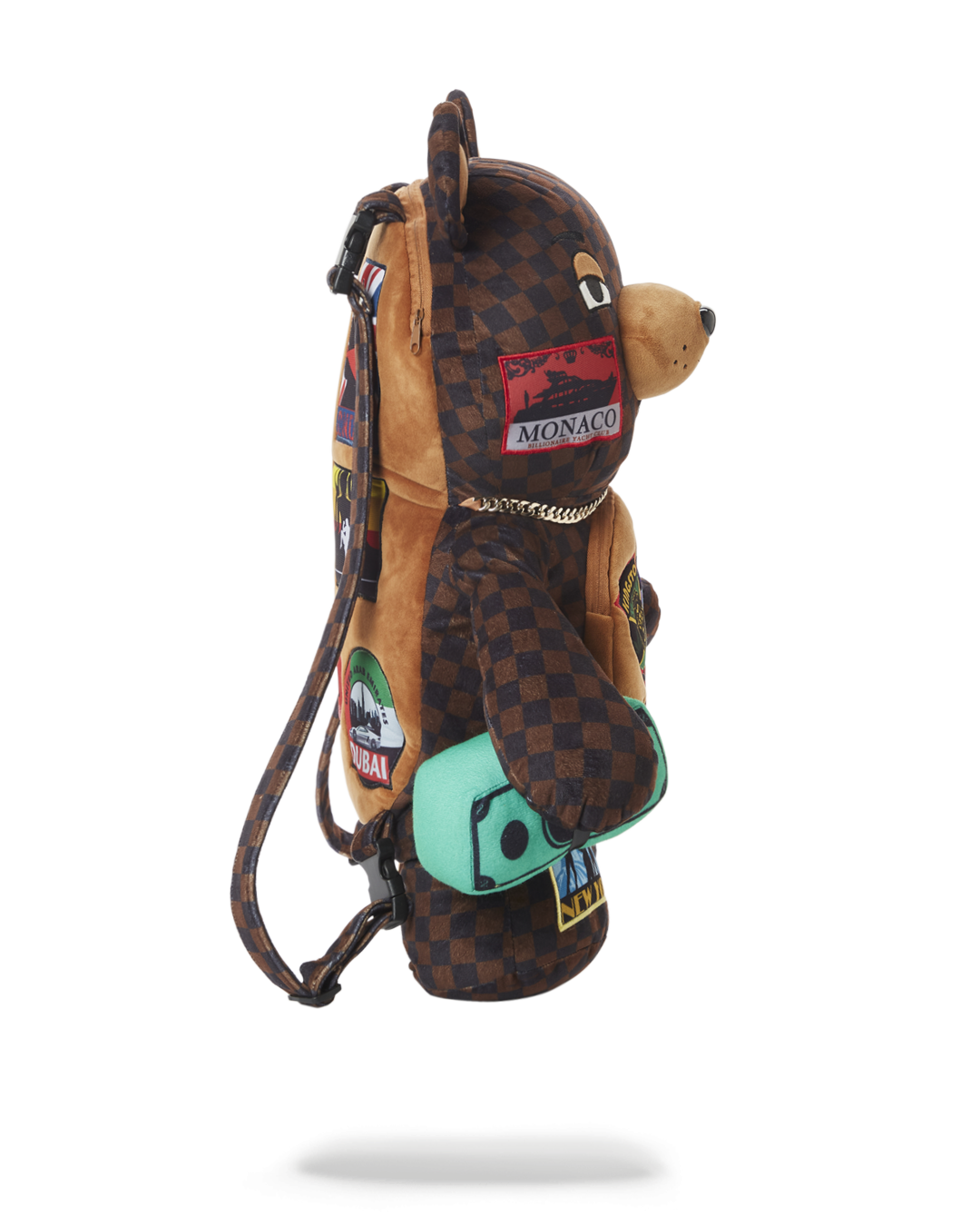 SPRAYGROUND GLOBAL MOGUL MONEYBEAR TEDDYBEAR BACKPACK