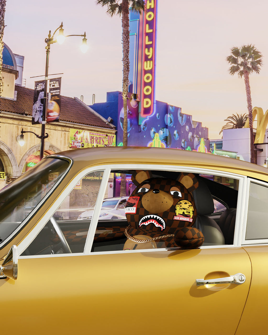 SPRAYGROUND GLOBAL MOGUL MONEYBEAR TEDDYBEAR BACKPACK