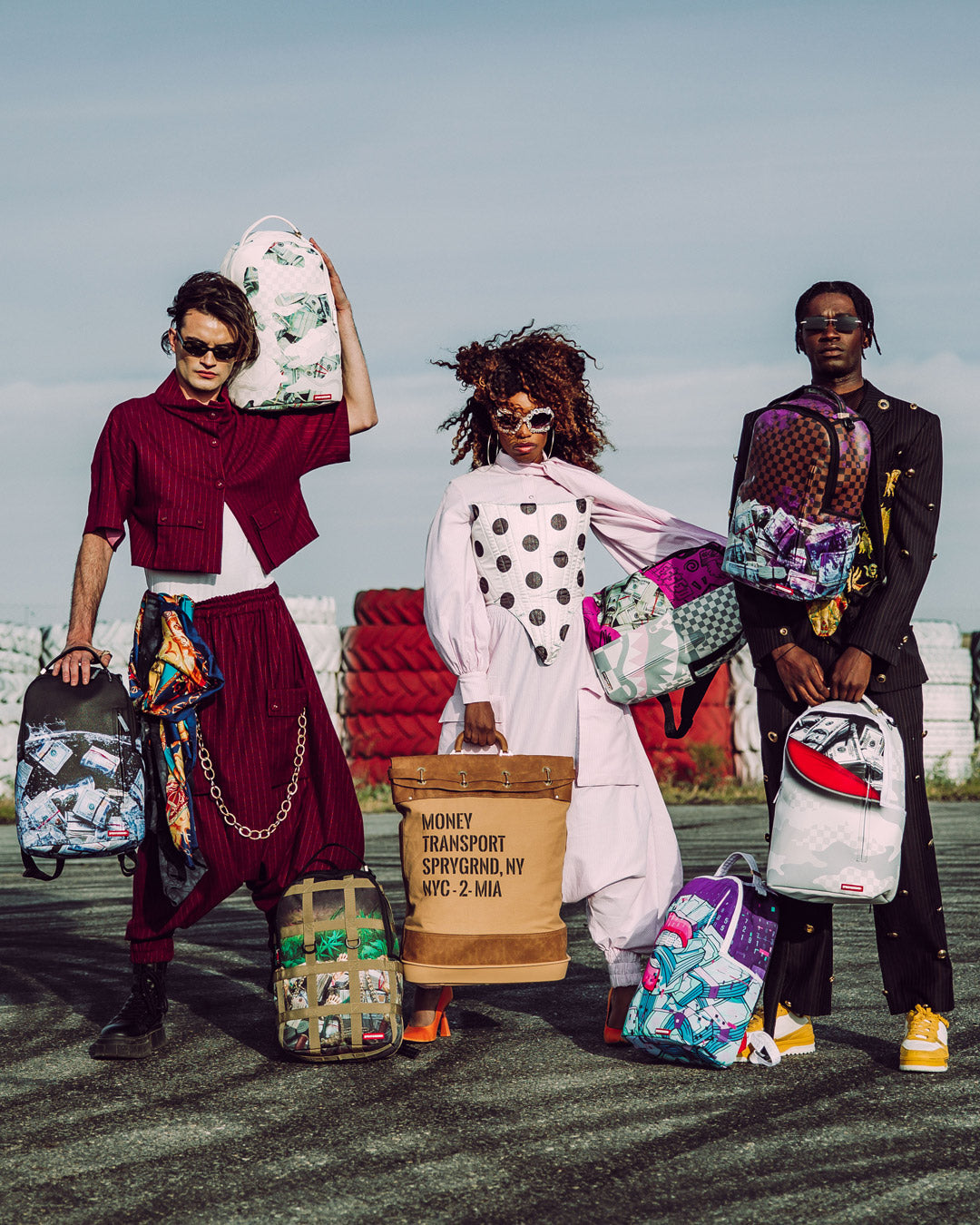 SPRAYGROUND SEA BANDS BACKPACK (DLXV)
