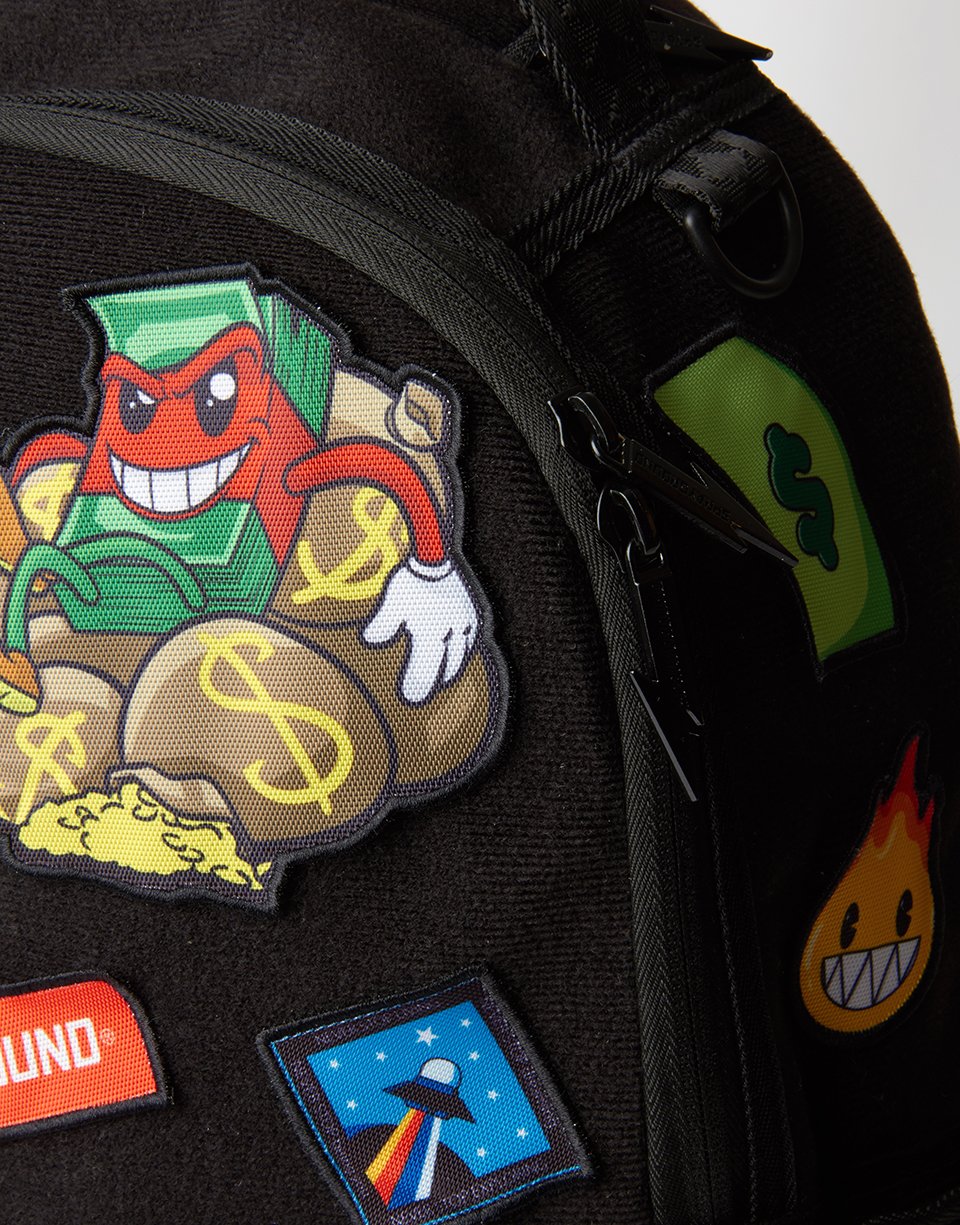SPRAYGROUND THE 32 REMOVABLE PATCHES VELCRO BACKPACK