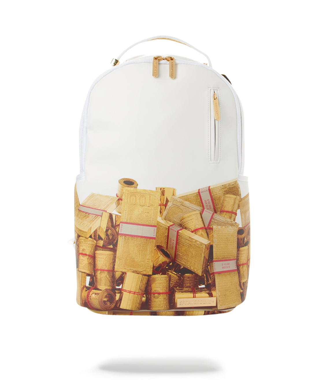SPRAYGROUND GOLD MONEY BRICKS DLXV BACKPACK