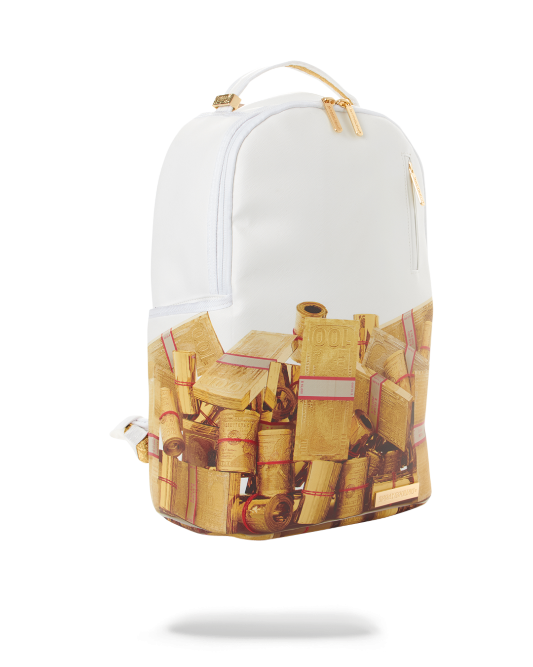 SPRAYGROUND GOLD MONEY BRICKS DLXV BACKPACK