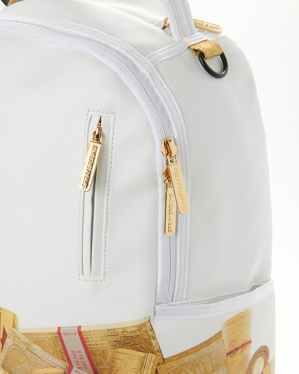 SPRAYGROUND GOLD MONEY BRICKS DLXV BACKPACK