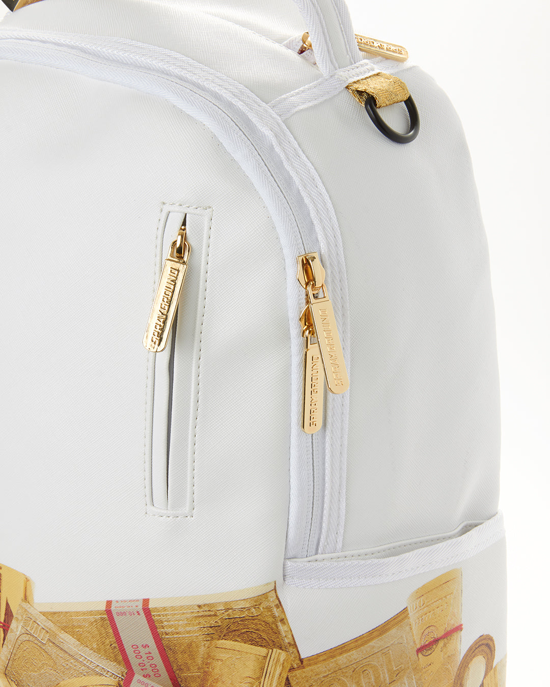 SPRAYGROUND GOLD MONEY BRICKS DLXV BACKPACK