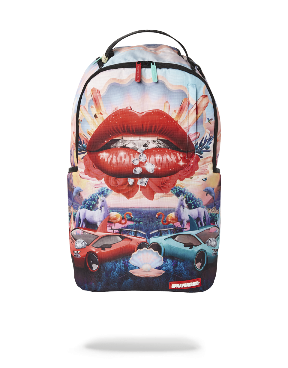 SPRAYGROUND LIPS AND FAMOUS BACKPACK
