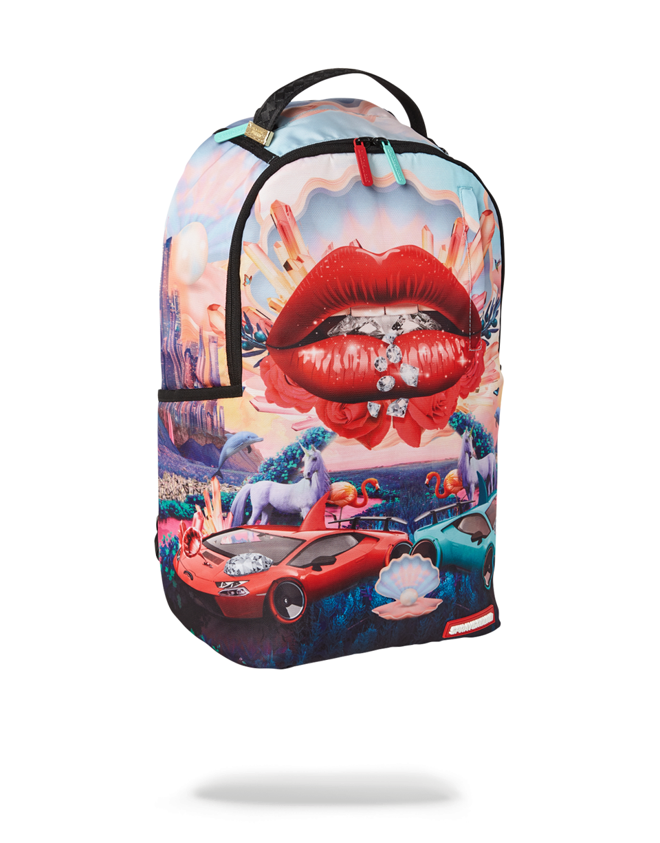 SPRAYGROUND LIPS AND FAMOUS BACKPACK