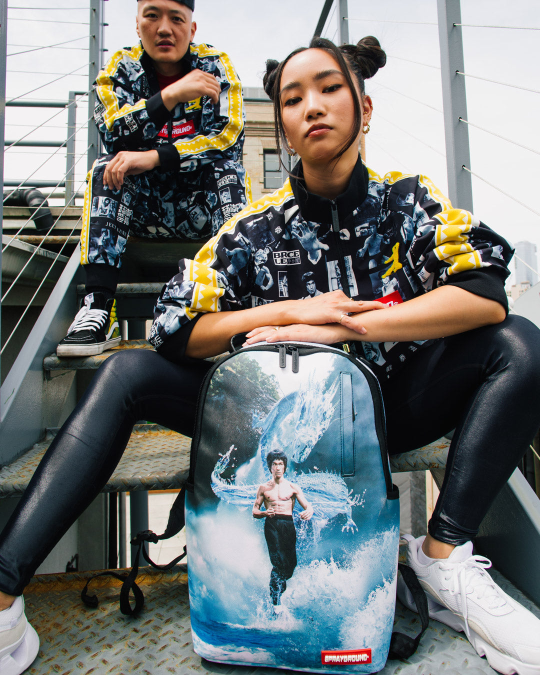 SPRAYGROUND BRUCE LEE WATER DRAGON BACKPACK (DLXV)