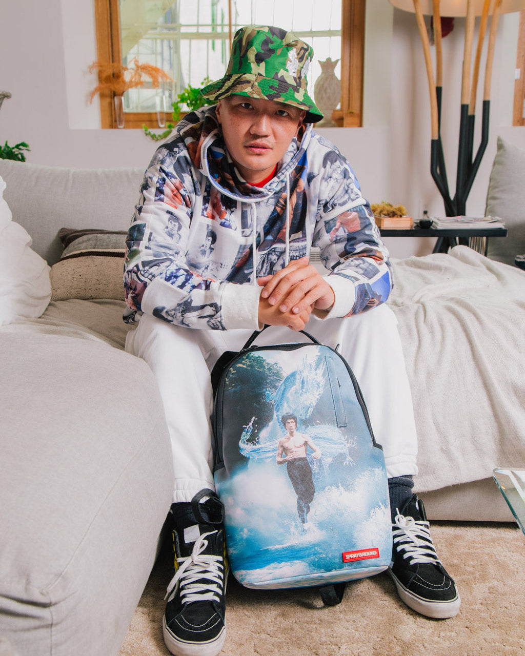 SPRAYGROUND BRUCE LEE WATER DRAGON BACKPACK (DLXV)