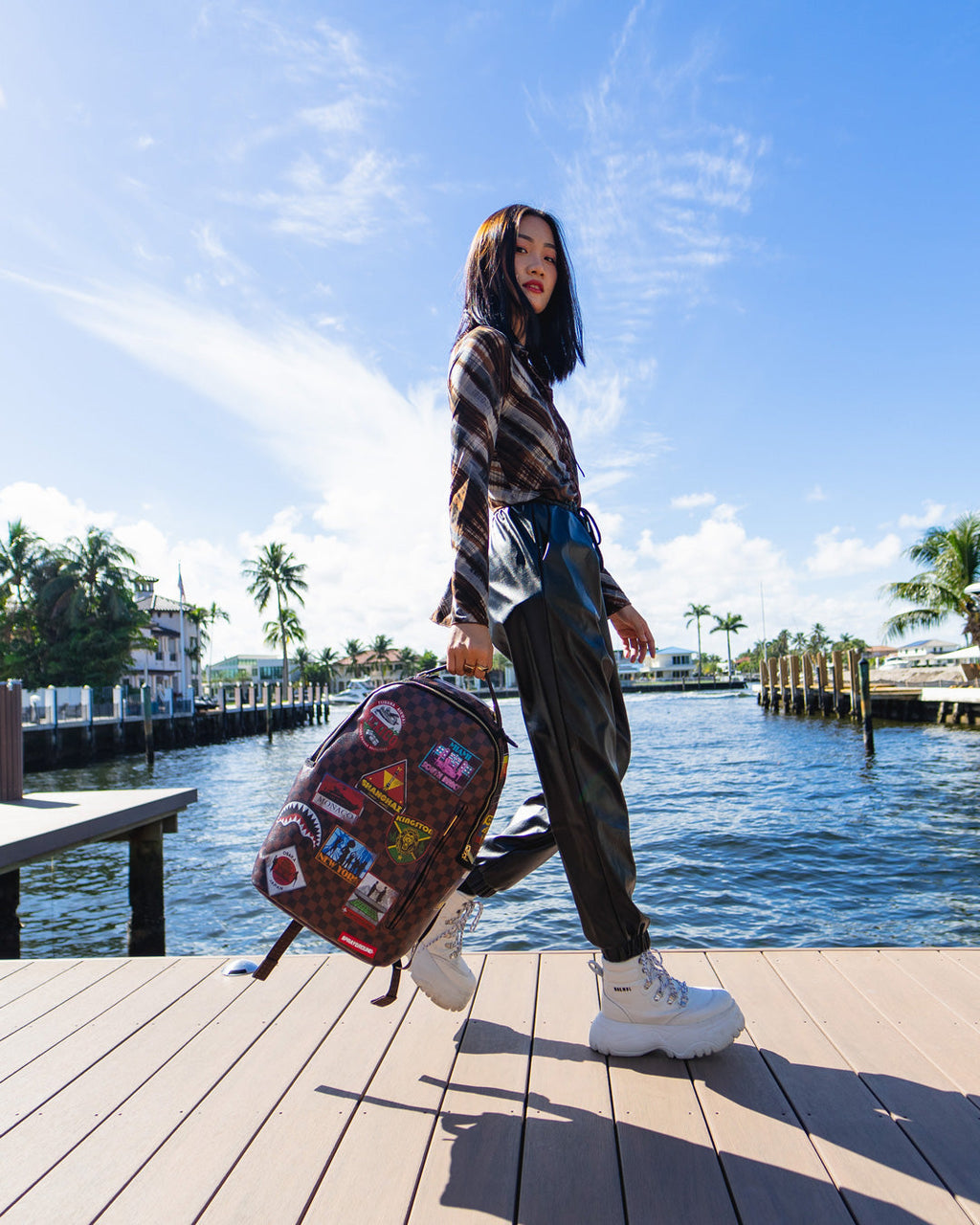 SPRAYGROUND GLOBAL MOGUL DLXV BACKPACK