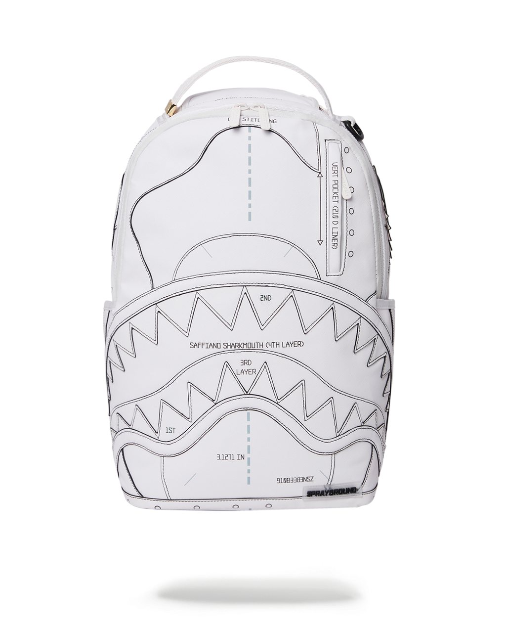 SPRAYGROUND TECHNICAL CUT & SHARK BACKPACK (DLXV)