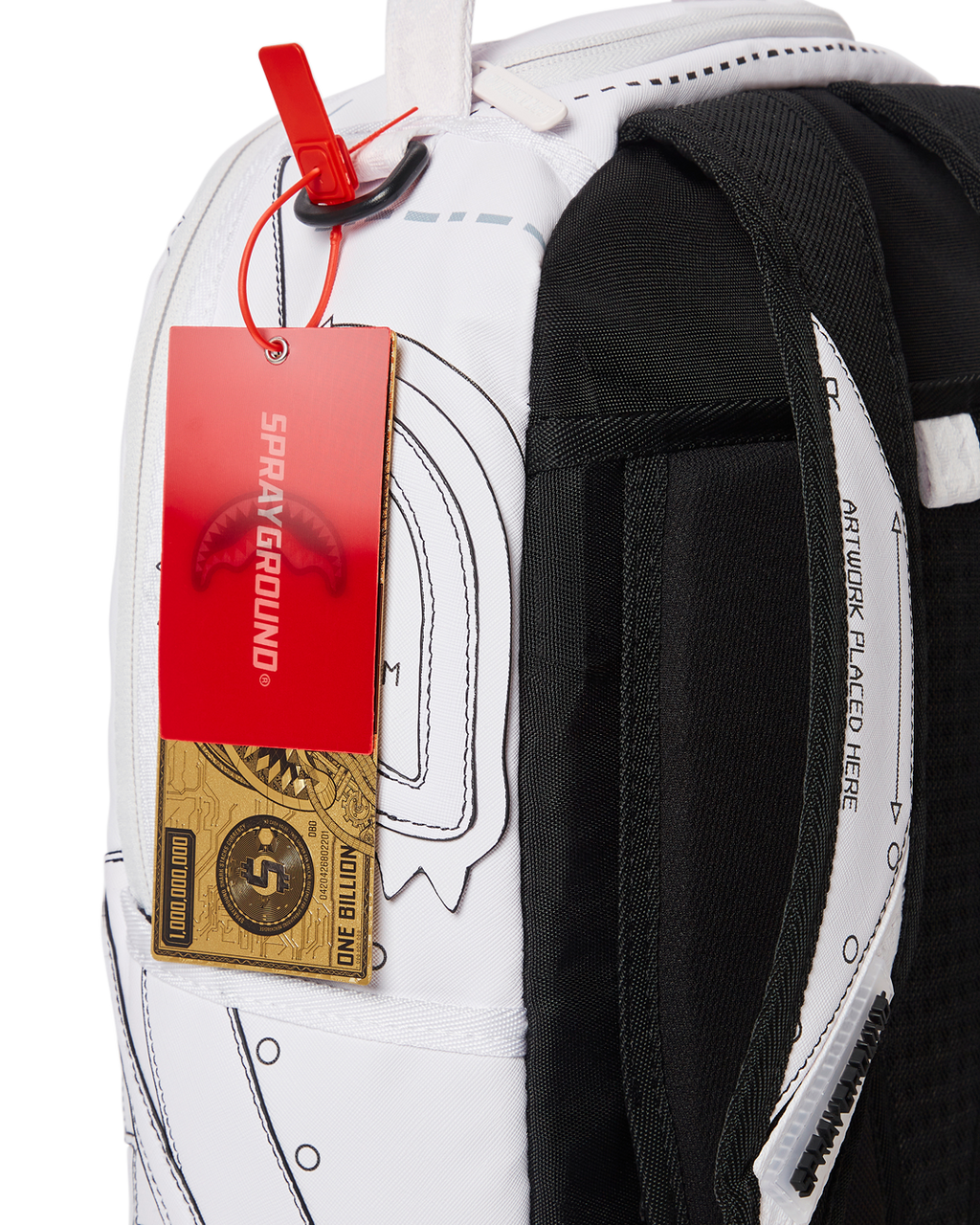 SPRAYGROUND TECHNICAL CUT & SHARK BACKPACK (DLXV)