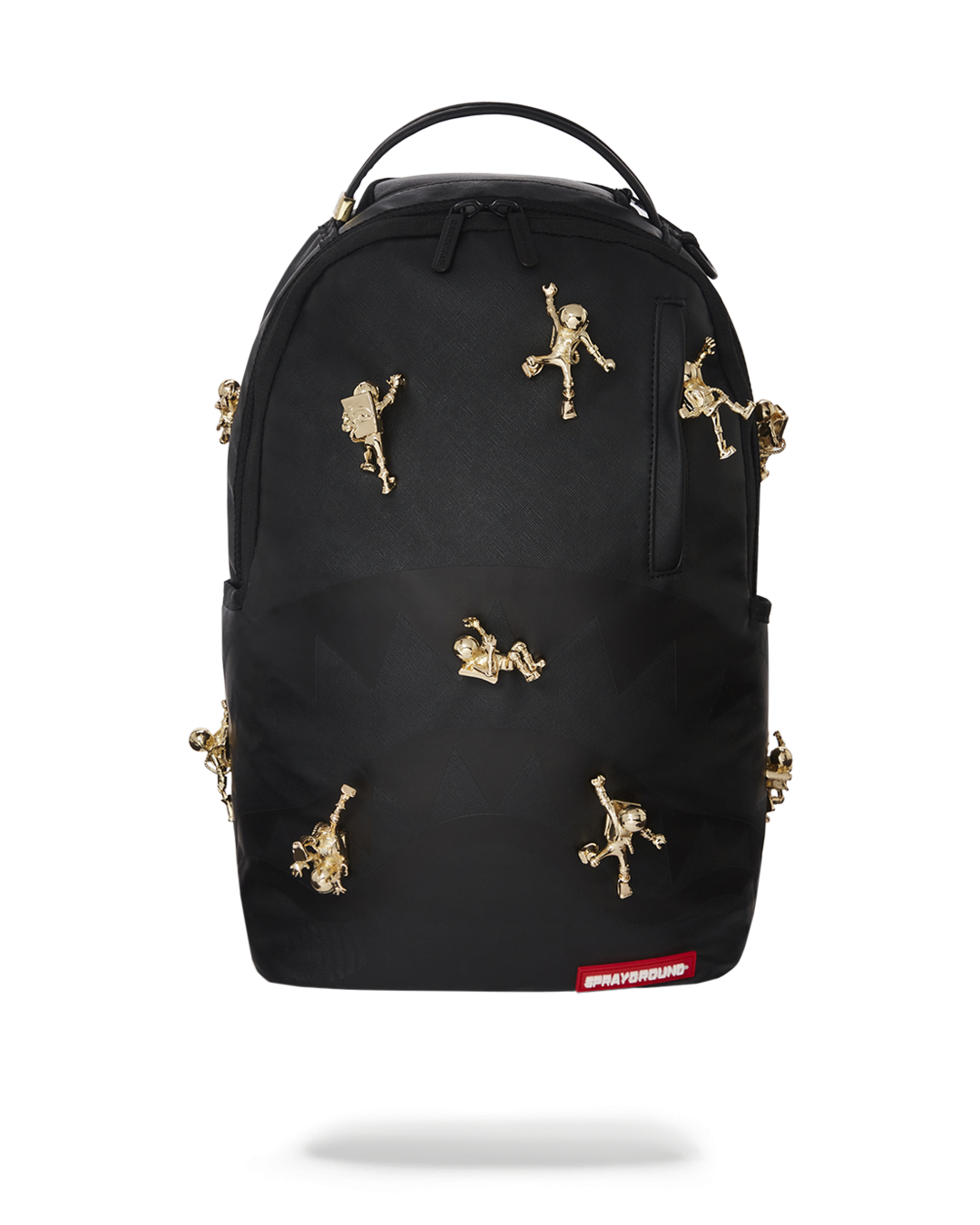 SPRAYGROUND THE LOST IN SPACE BACKPACK (10 3D GOLD METAL ASTRONAUTS)