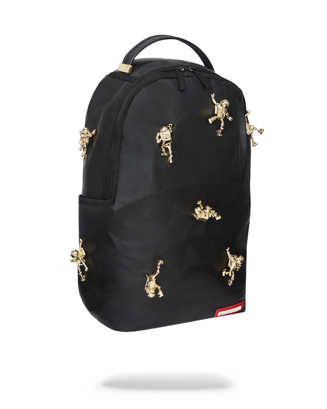 SPRAYGROUND THE LOST IN SPACE BACKPACK (10 3D GOLD METAL ASTRONAUTS)