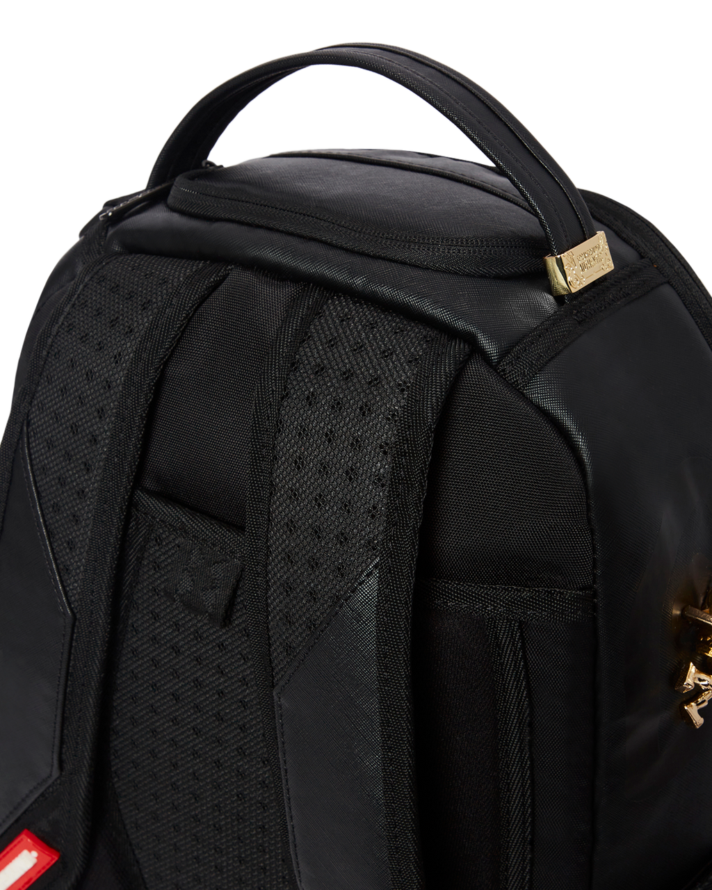 SPRAYGROUND THE LOST IN SPACE BACKPACK (10 3D GOLD METAL ASTRONAUTS)