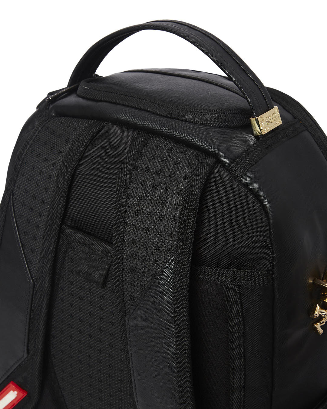 SPRAYGROUND THE LOST IN SPACE BACKPACK (10 3D GOLD METAL ASTRONAUTS)