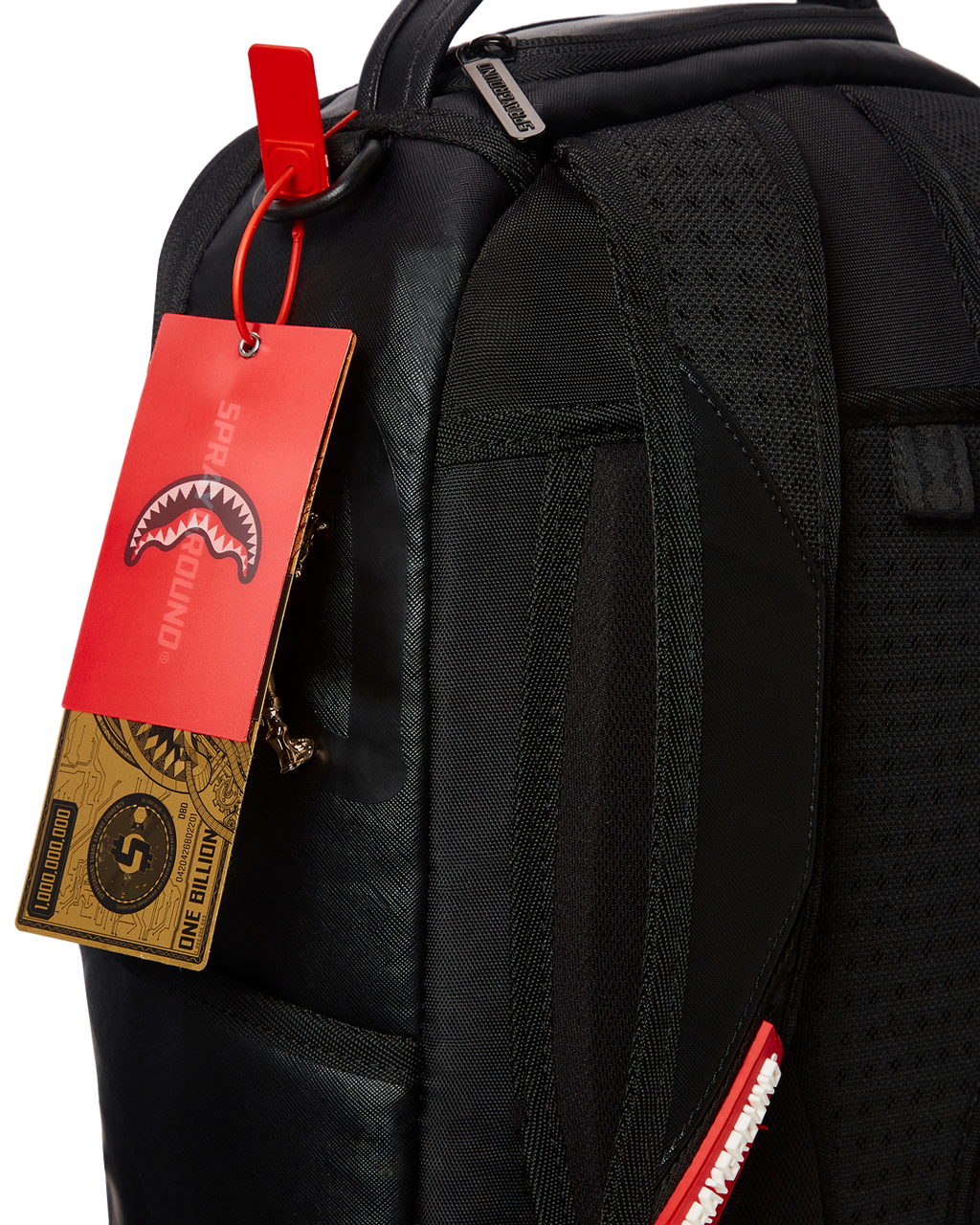 SPRAYGROUND THE LOST IN SPACE BACKPACK (10 3D GOLD METAL ASTRONAUTS)