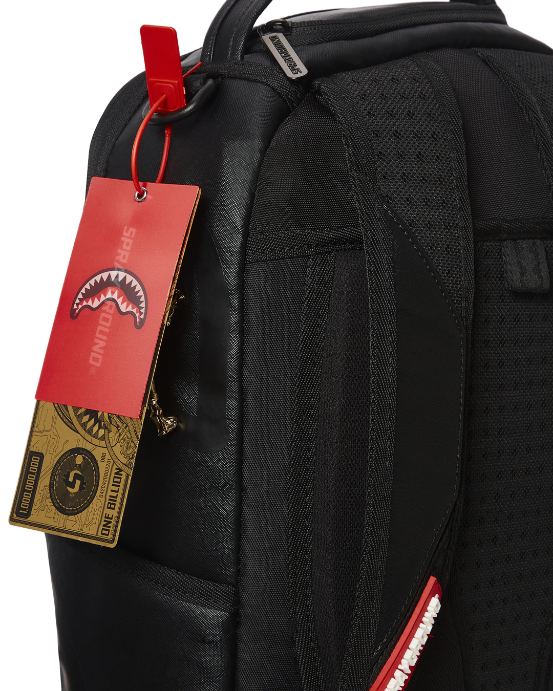SPRAYGROUND THE LOST IN SPACE BACKPACK (10 3D GOLD METAL ASTRONAUTS)