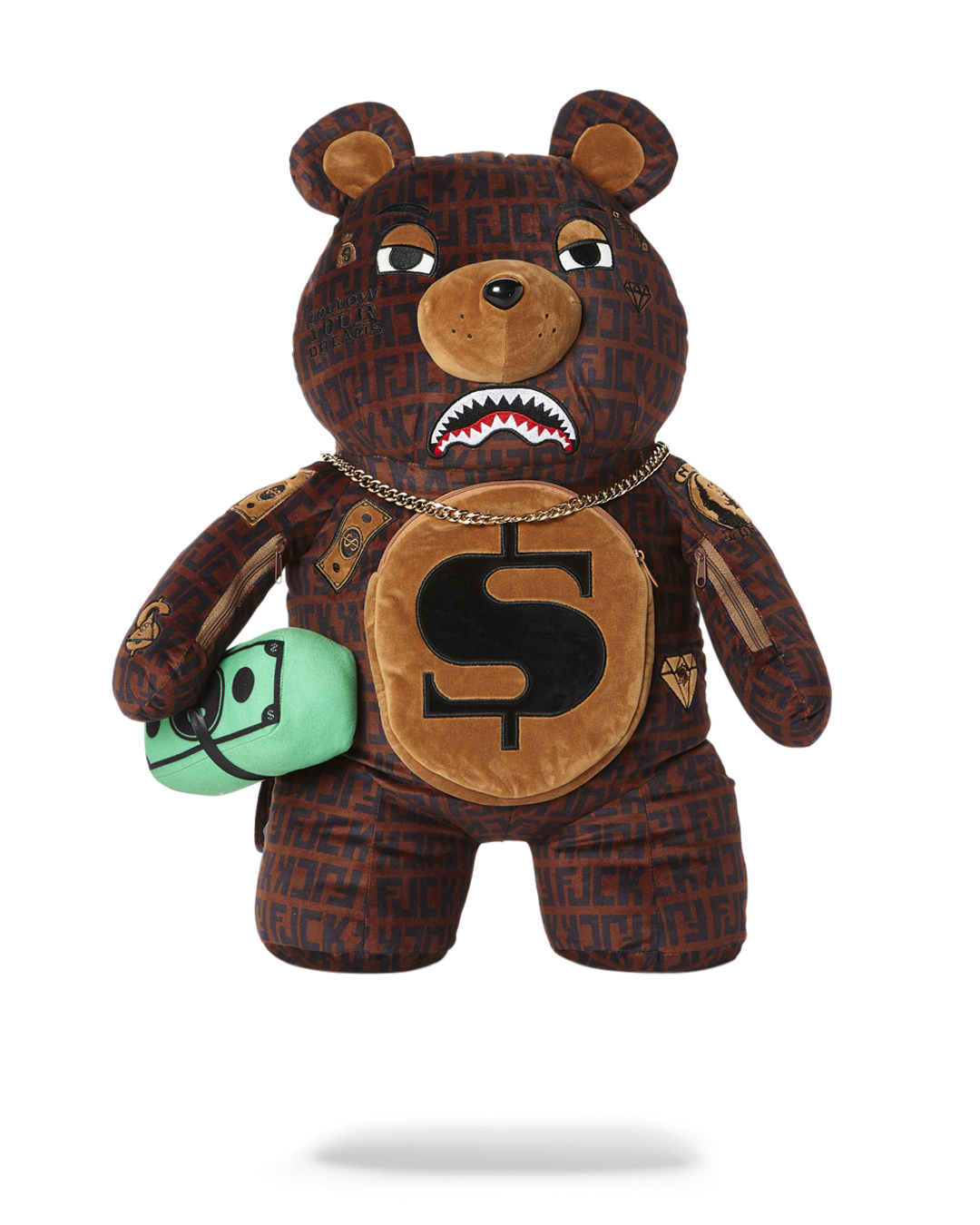 SPRAYGROUND OFFENDED MONEYBEAR TEDDYBEAR BACKPACK