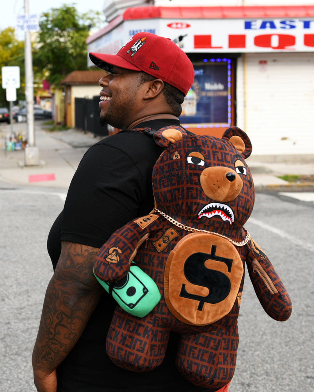 SPRAYGROUND OFFENDED MONEYBEAR TEDDYBEAR BACKPACK