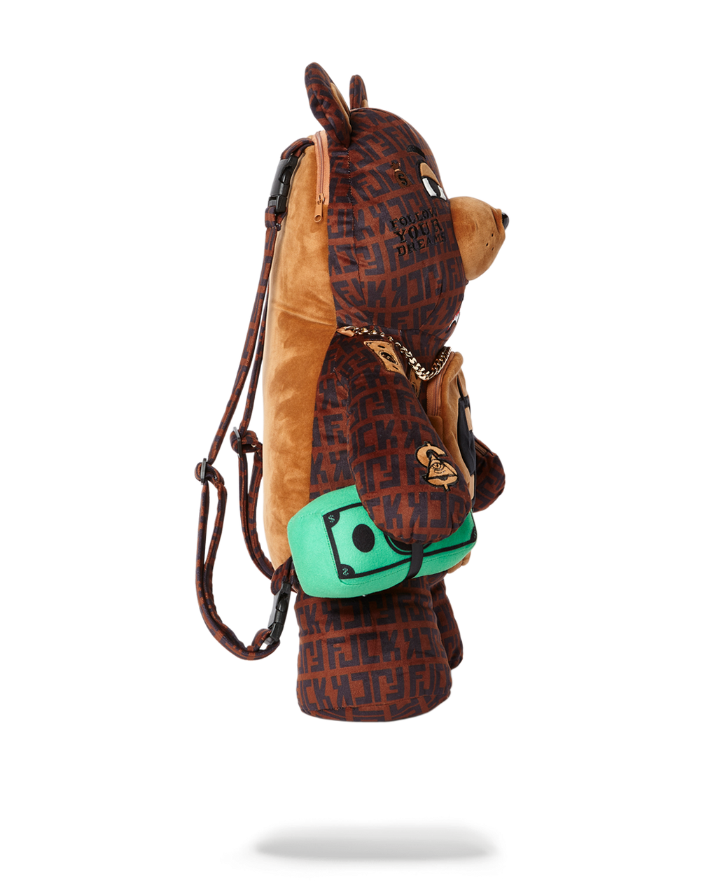SPRAYGROUND OFFENDED MONEYBEAR TEDDYBEAR BACKPACK