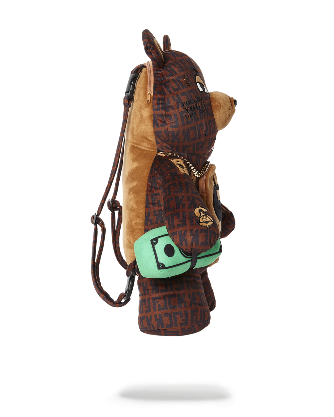 SPRAYGROUND OFFENDED MONEYBEAR TEDDYBEAR BACKPACK