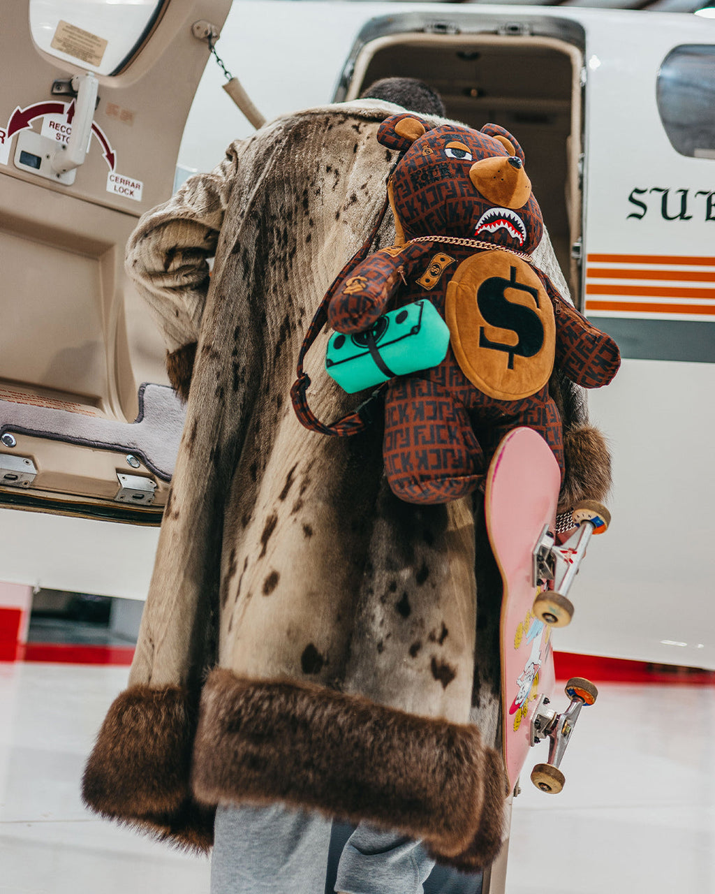 SPRAYGROUND OFFENDED MONEYBEAR TEDDYBEAR BACKPACK