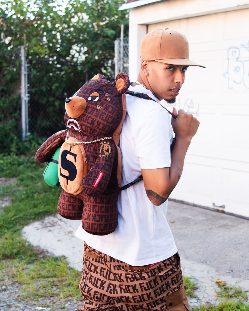 SPRAYGROUND OFFENDED MONEYBEAR TEDDYBEAR BACKPACK