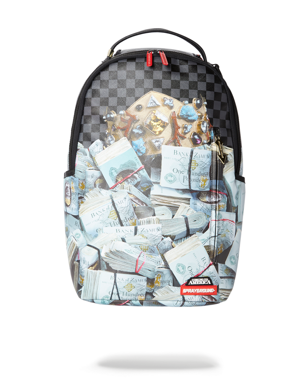 SPRAYGROUND BANK STACKS OF ZAMUNDA COMING 2 AMERICA BACKPACK