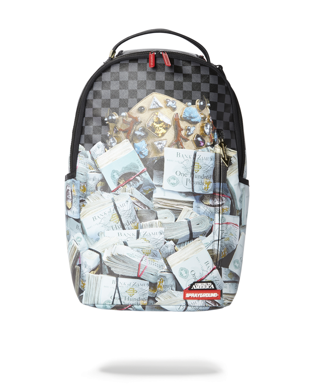 SPRAYGROUND BANK STACKS OF ZAMUNDA COMING 2 AMERICA BACKPACK