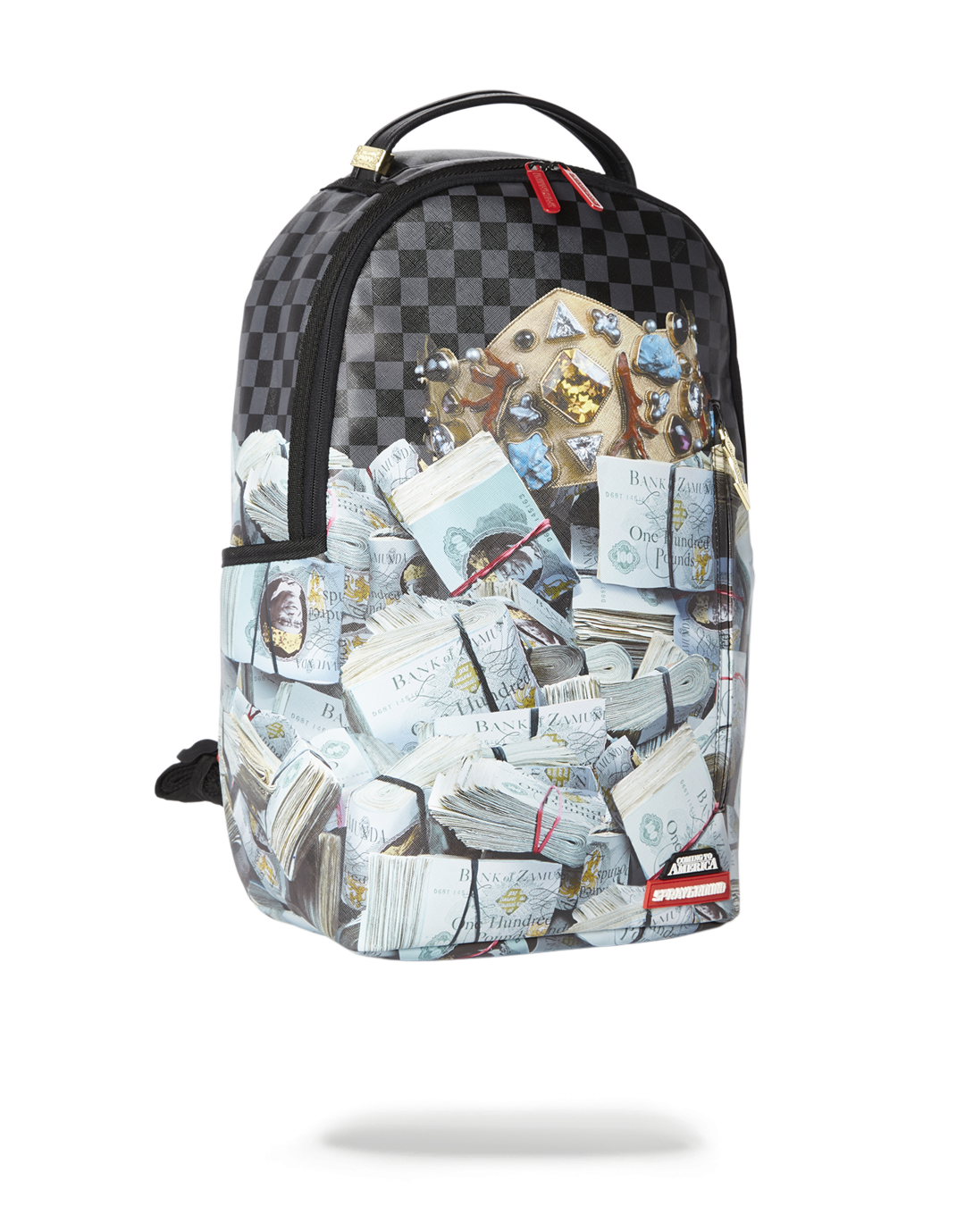 SPRAYGROUND BANK STACKS OF ZAMUNDA COMING 2 AMERICA BACKPACK